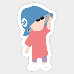 Boo Sticker